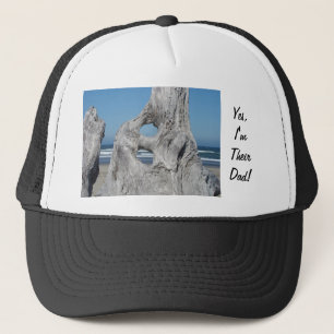 Yes I'm Their Dad! sports Caps Driftwood Ocean