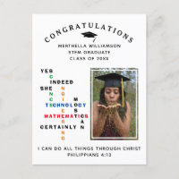 YES INDEED SHE CAN Crossword STEM Graduate