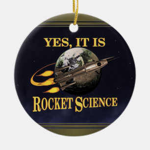 Yes, It Is Rocket Science Ceramic Tree Decoration