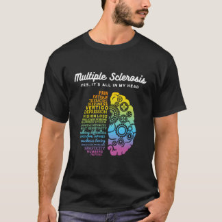 Yes It'S All In My Head Multiple Sclerosis Hoodie T-Shirt