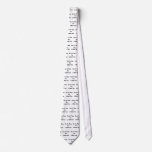Yes It's Time For A Math Test Tie