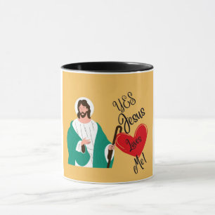 "Yes, Jesus Loves Me" Yellow Mug