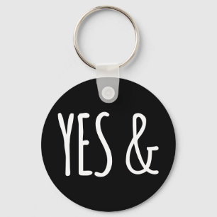 YES & Keychain White + Black