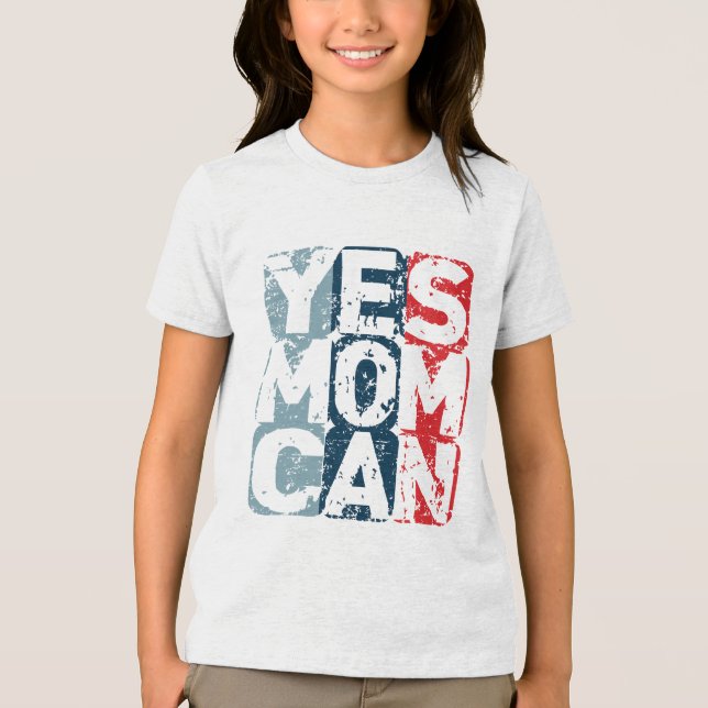 Yes Mom Can Tri-Blend Shirt (Front)