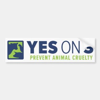 Yes on 3! Bumper Sticker