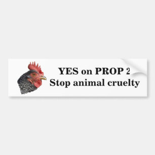 Yes on Proposition 2 - Bumper Sticker