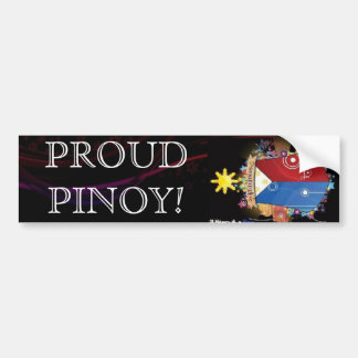 yes, PROUD PINOY! Bumper Sticker