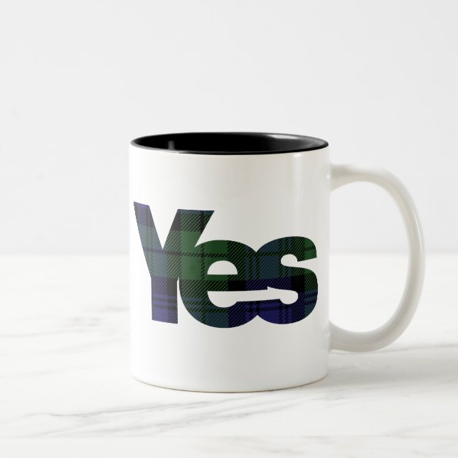 Yes Scotland Scottish Independence 2014 mug (Right)