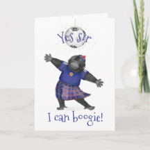 Yes sir, I can boogie gorilla football card