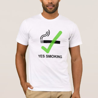 YES SMOKING No Smoking Tee V2 - Apparel White