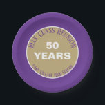 YES! Special 50th class reunion party plate<br><div class="desc">Buy in bulk for the whole gang!!</div>