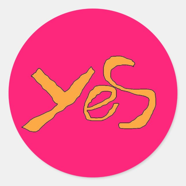 YES stickers (Front)