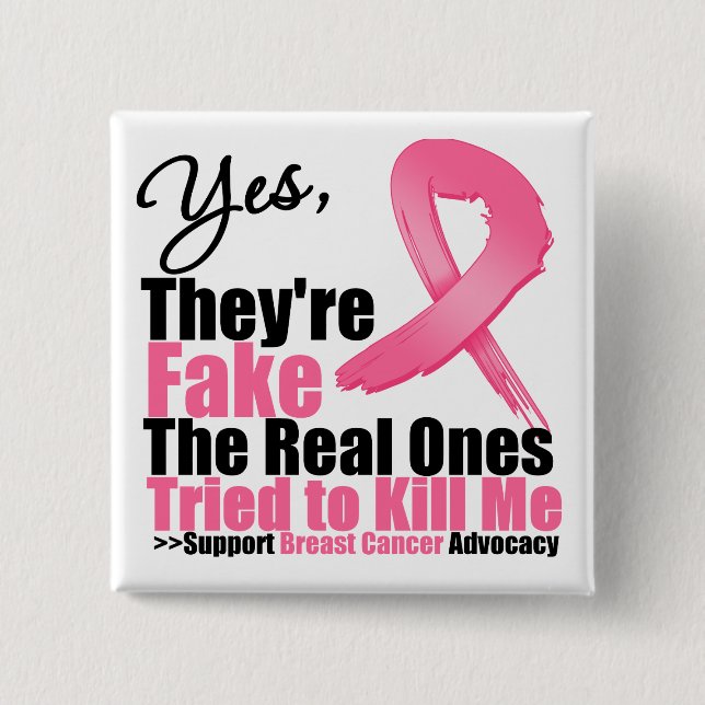 YES They're fake....My real ones tried to kill me 15 Cm Square Badge (Front)