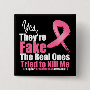 YES They're fake....My real ones tried to kill me 15 Cm Square Badge