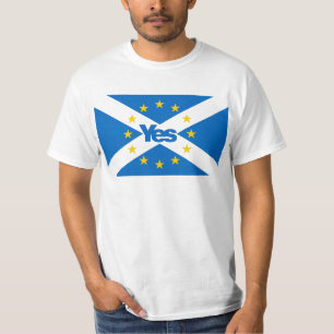 Yes to Independent European Scotland T-Shirt
