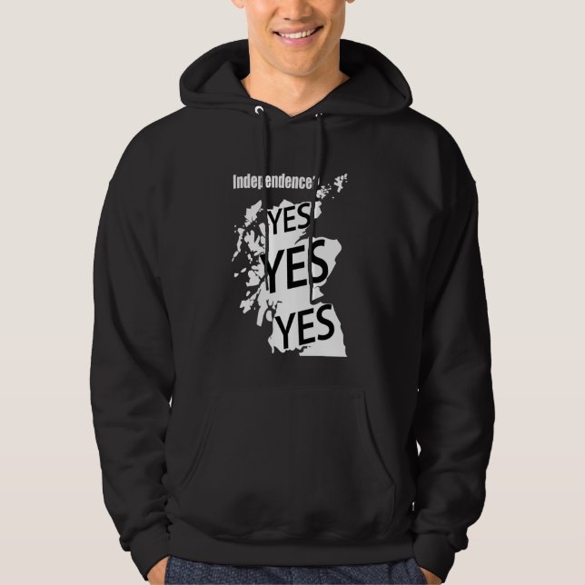 Yes to Scottish Independence Hoodie (Front)