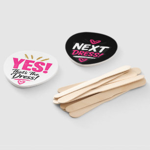 Yes to the Dress Bridesmaid Voting Fan   Bridal Dr