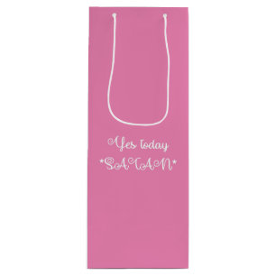Yes Today Satan Funny Satanic Wine Gift Bag