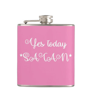 Yes, Today Satan Pink Flask