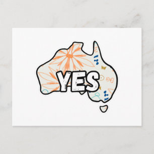 Yes Vote To The Voice Uluru Statement To Parliamen Holiday Postcard
