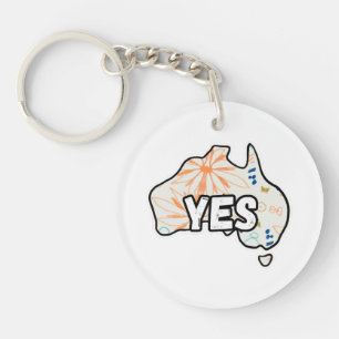 Yes Vote To The Voice Uluru Statement To Parliamen Key Ring