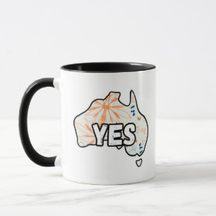 Yes Vote To The Voice Uluru Statement To Parliamen Mug