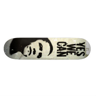 YES WE CAN - BARACK OBAMA Stencil rock sk8 Skateboard