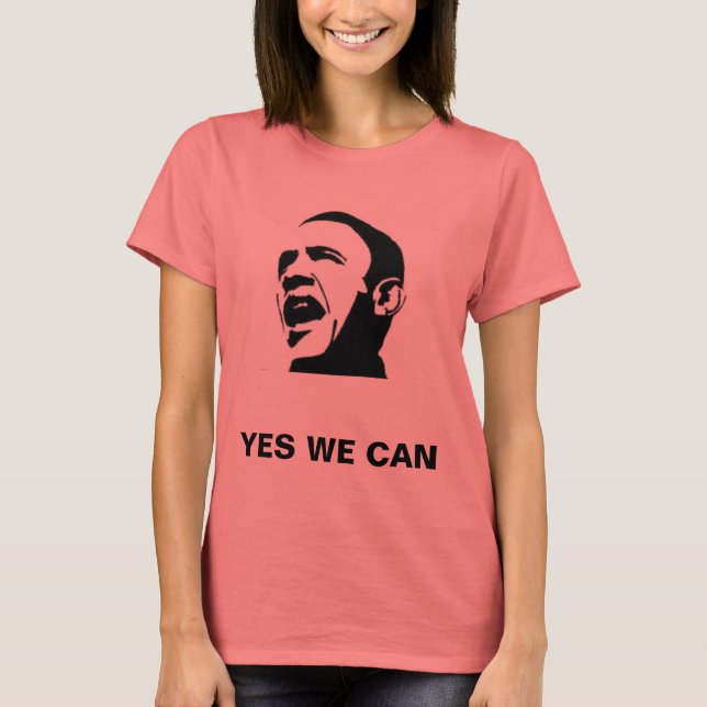 YES WE CAN - Customised T-Shirt (Front)