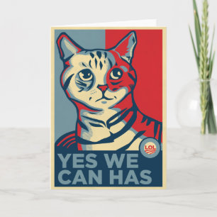 Yes We Can Has Holiday Card