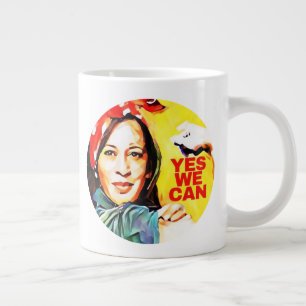 Yes We Can - Kamala Harris Election 2024 Large Coffee Mug