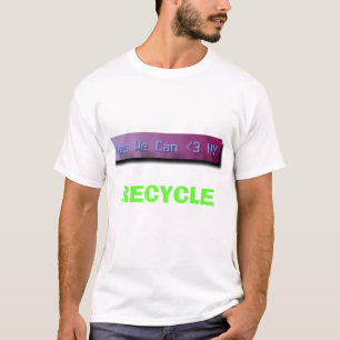 YES WE CAN L3 NY, RECYCLE, SKY WHEEL - Customised T-Shirt