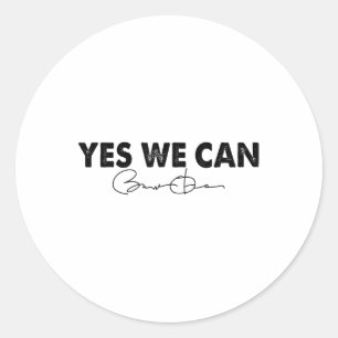 Yes We Can Obama 2028 Bring Back Barack Obama 48th Classic Round Sticker
