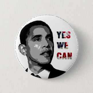 Yes We Can - Obama Political Button