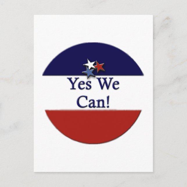 Yes We Can Postcard (Front)