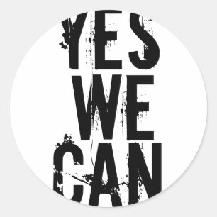 YES WE CAN sticker