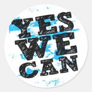 Yes We Can Stickers - Barack Obama