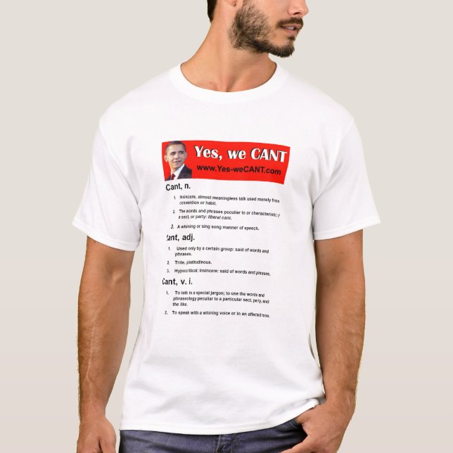 Yes, we CANT T-Shirt (Front)