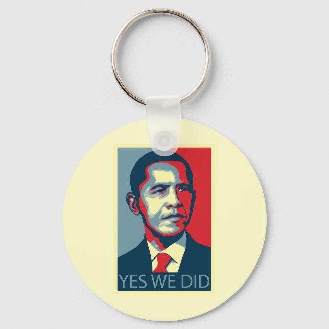 Yes We Did Key Ring (Front)