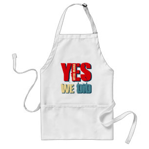 Yes We Did Voted Obama Standard Apron