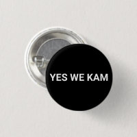 Yes We Kam minimalist typography white and black