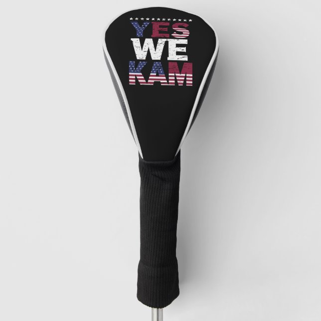 Yes We Kam Saying Quote Golf Head Cover (Front)