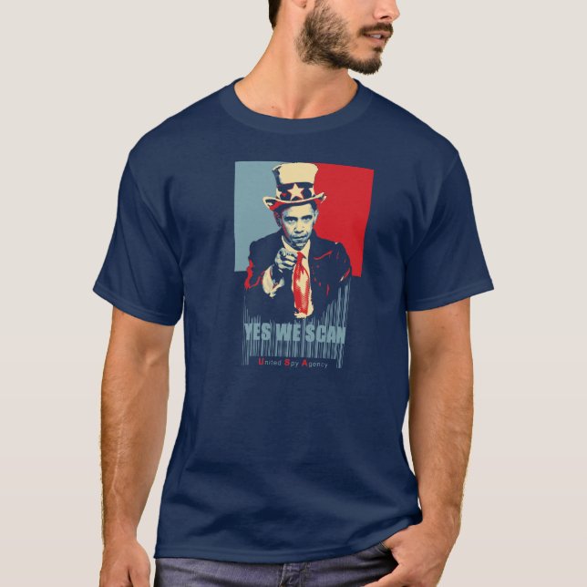 Yes We Scan Satire Shirt (Front)