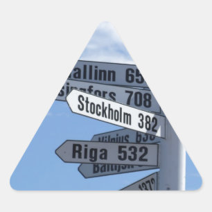 Yes, You Can Get There From Here Triangle Sticker