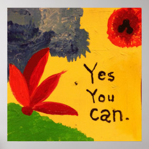 Yes You Can inspiration poster