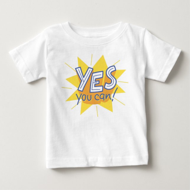 Yes You Can: Little Dreamer Edition Baby T-Shirt (Front)