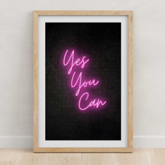Yes You Can Poster