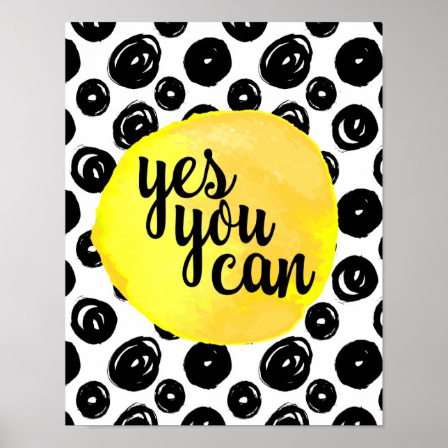Yes You Can Quote Poster (Front)