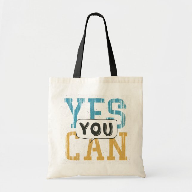 Yes You Can Tote Bag (Front)