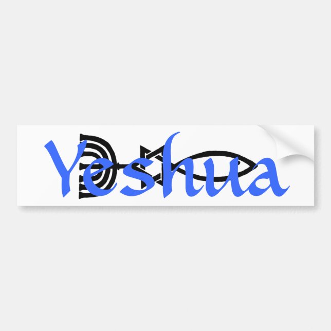 Yeshua Bumper sticker (Front)