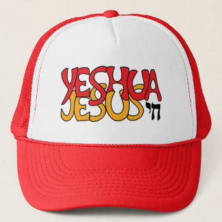 Yeshua Jesus Red Trucker Hat